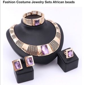 New Five piece statement jewelry set